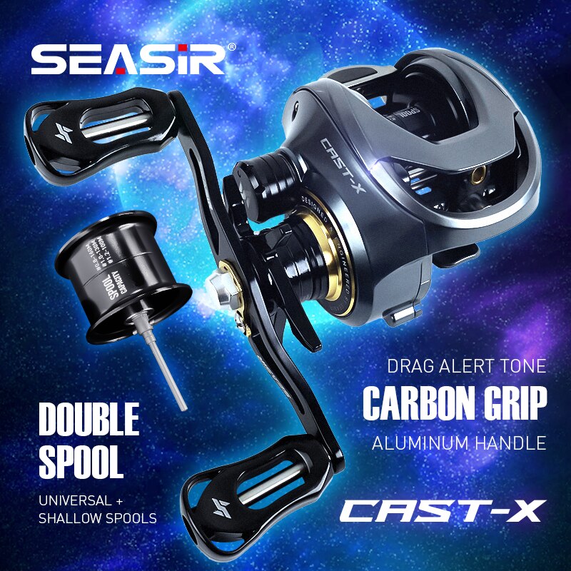 Kastking Reel Zephyr - SEASIR Cast-X 베이트캐스팅 릴 7.3:1 HS