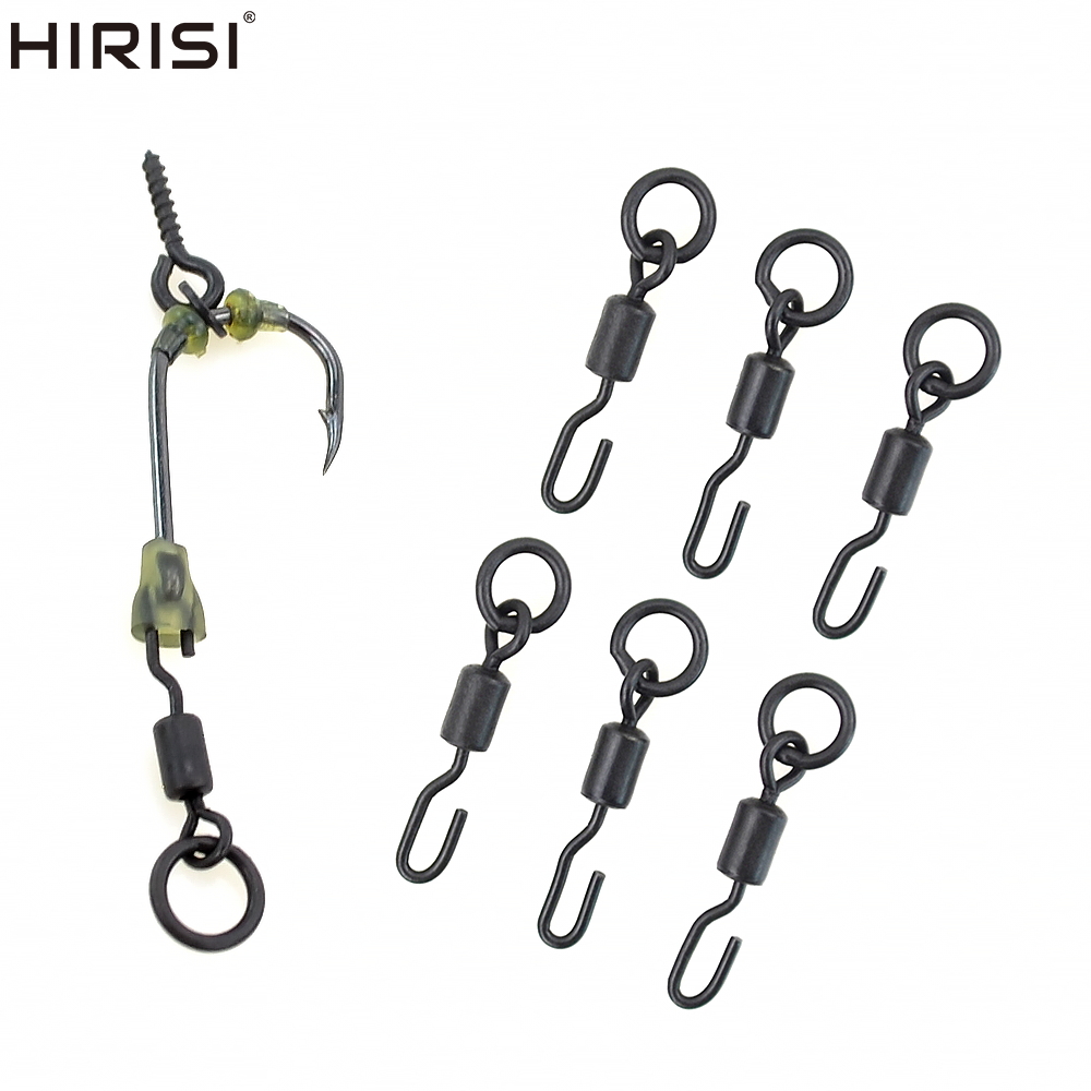 히리시 200개 잉어 낚시 스위벨 스냅 솔리드 링 퀵  - Fishing Hook Stainless Steel 리뷰 및 가격