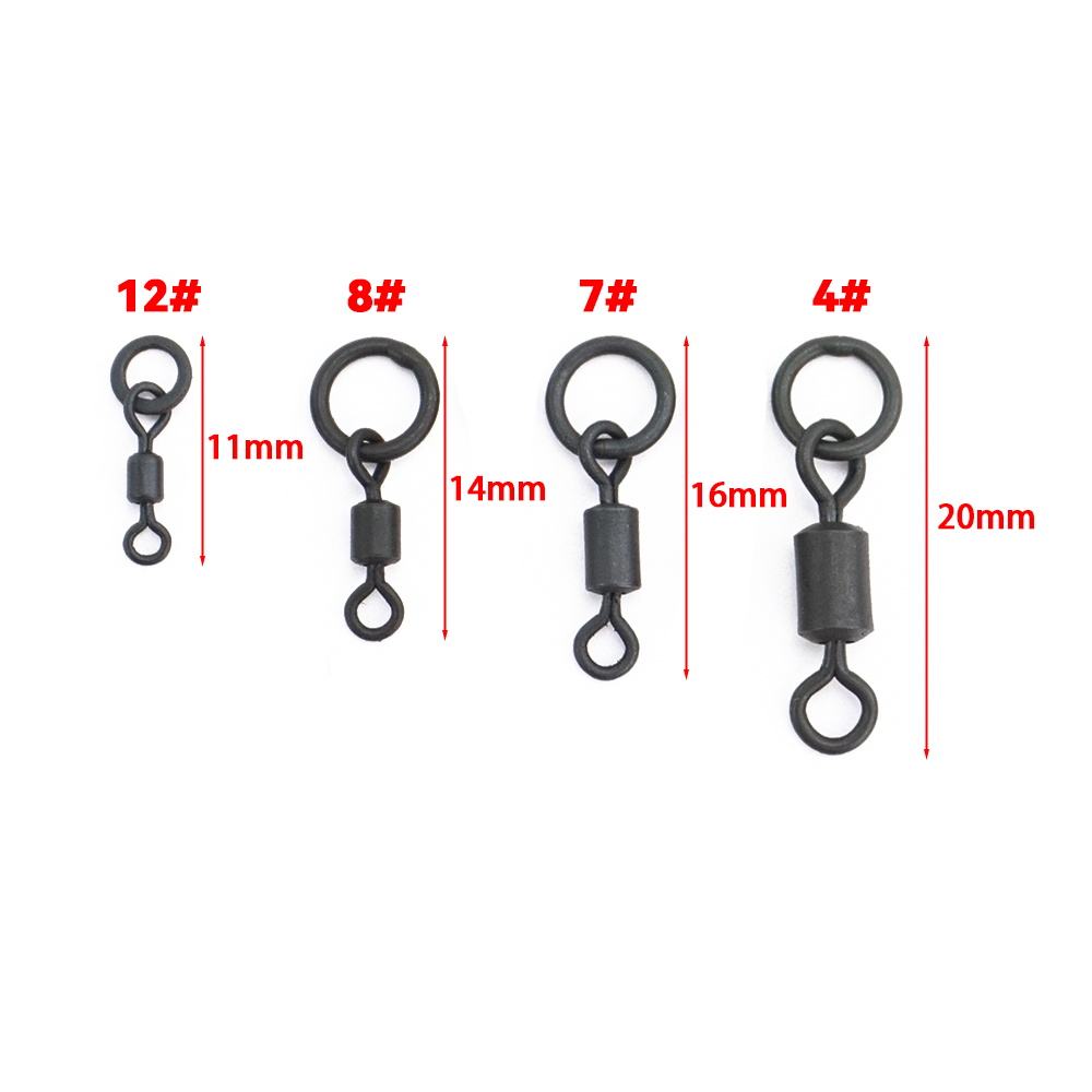 히리시 AE044 100개 잉어 낚시 스위벨 스냅 솔리 - Fishing Hook Stainless Steel 리뷰 및 가격