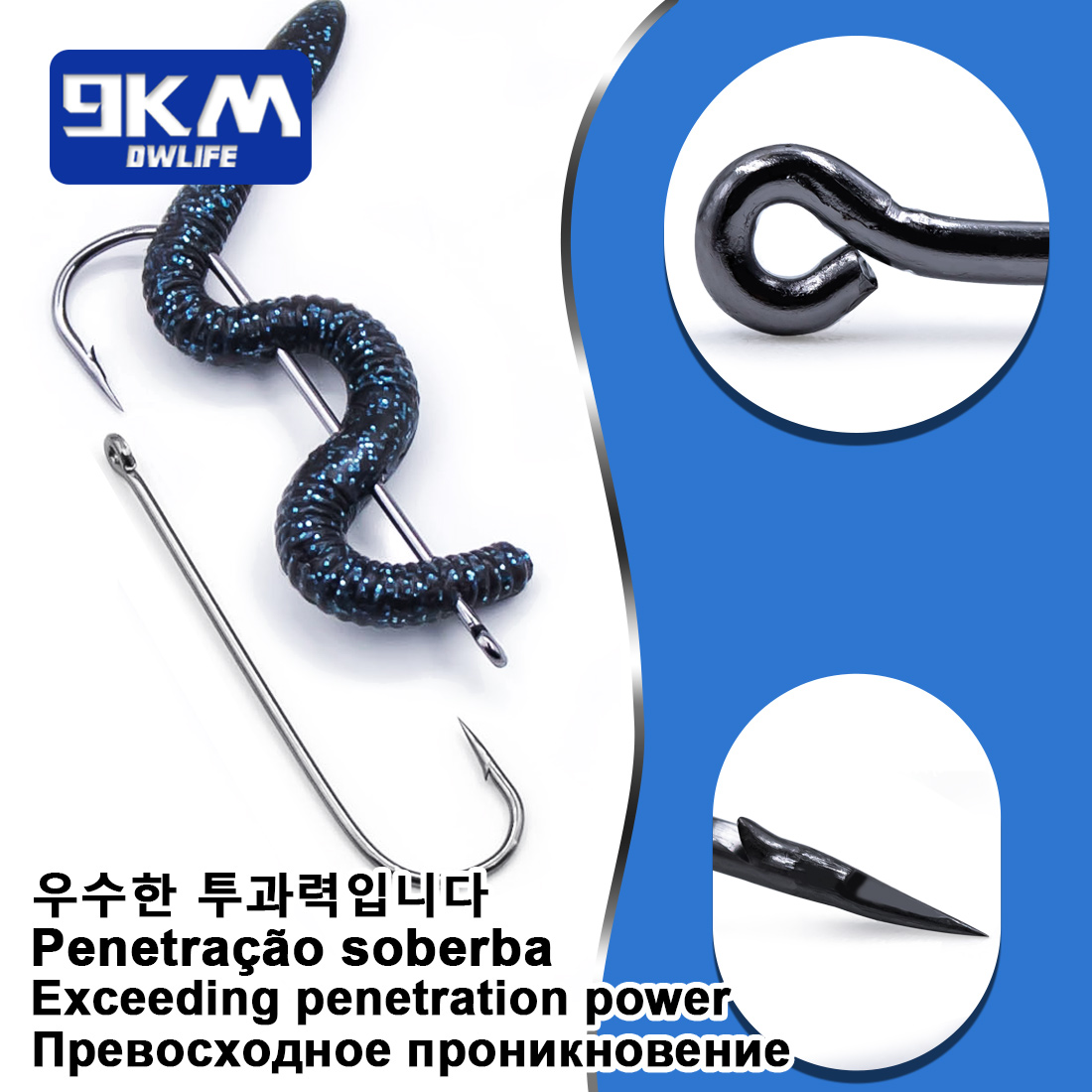 낚시 바늘 롱 샹크 훅 바브드 애버딘 훅 고탄소강 잉어 - Fishing Hook Assortment 리뷰 및 가격